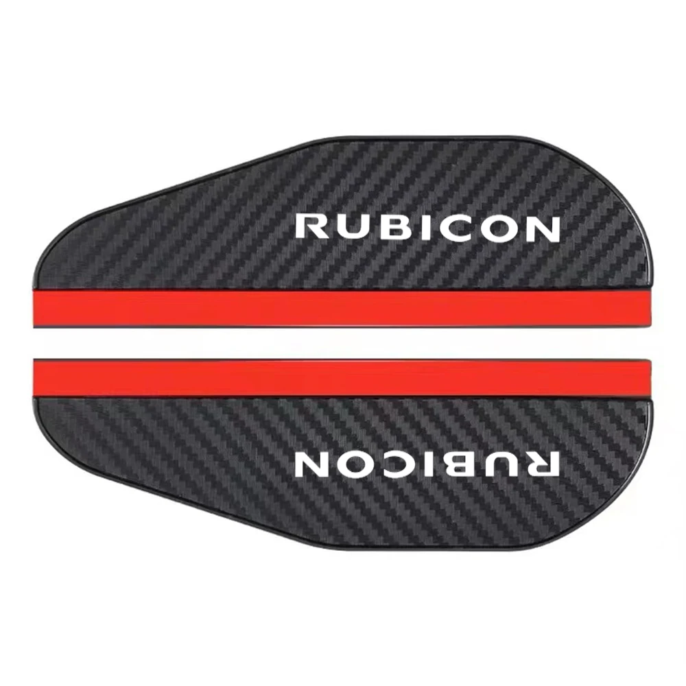 2Pcs Carbon Fiber Car Rearview Mirror Eyebrow Rain Cover for Jeep Wrangler Unlimited JK JL CJ RUBICON car accessories