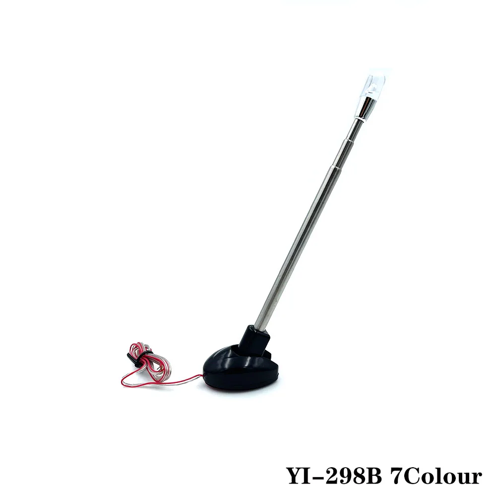 Car Modified Telescopic Antenna with Lighted Anti-collision Indicator Installed Anywhere On the Body