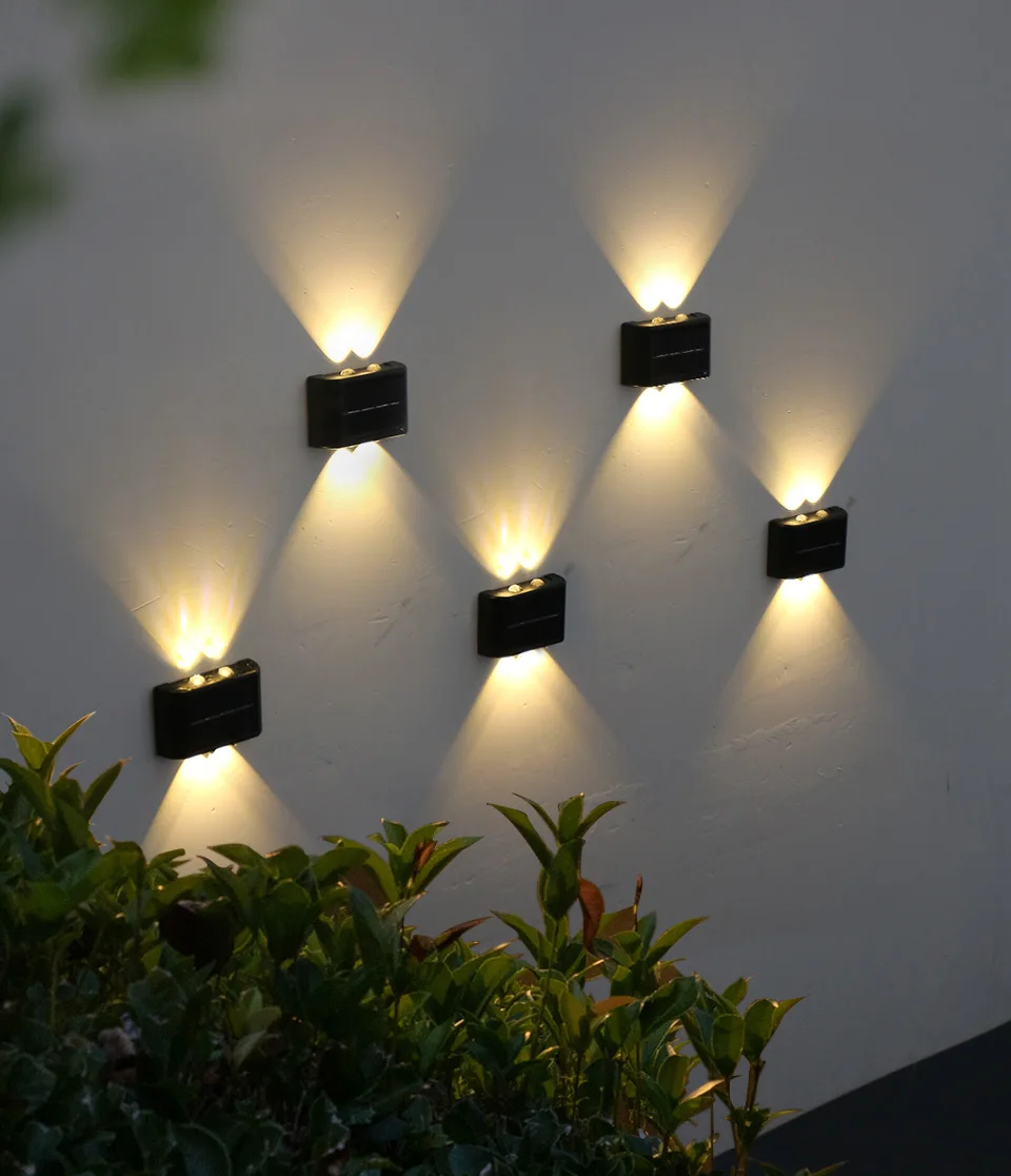 Description Picture 2 of itemLED Solar Wall Lights Outdoor Waterproof Up and Down Luminous Lighting IP65 AC86-265V LED Wall Lamp Garden Decor Garage Lamp