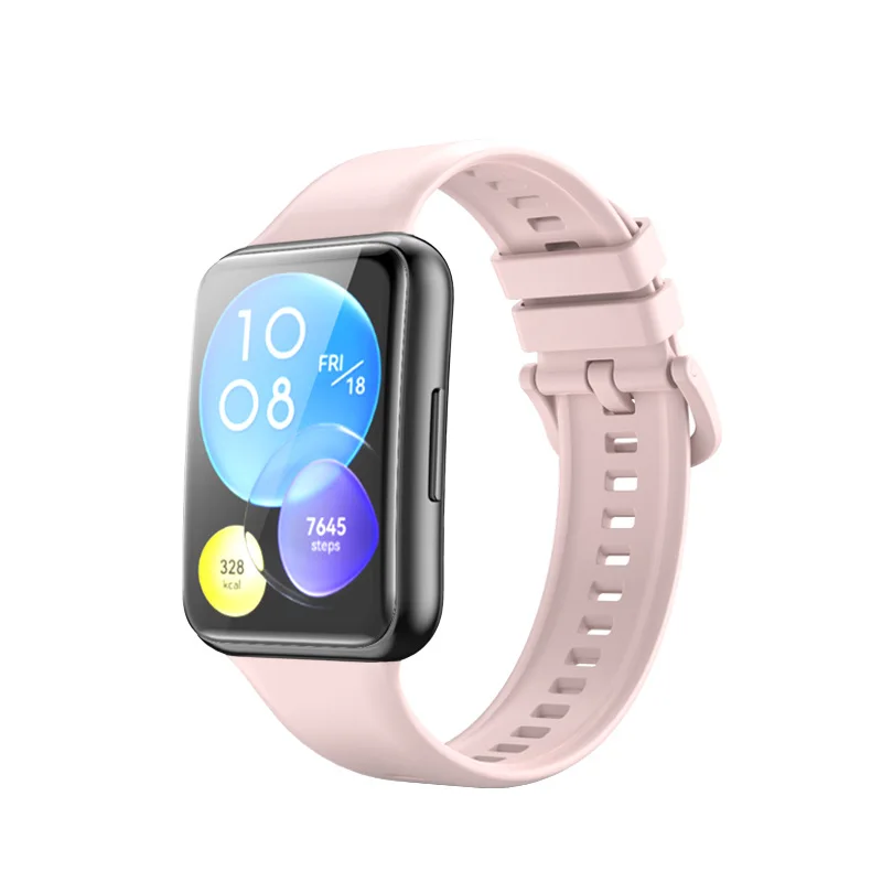 Silikon Band Für Huawei Uhr Fit 2 Strap Smartwatch Zubehör Ersatz Armband Correa Armband Huawei Uhr fit 2 strap – Detail 28