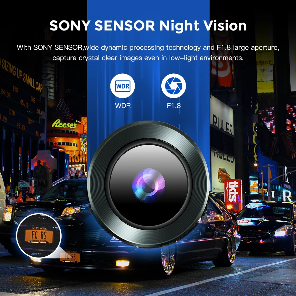 AZDOME  DVR GPS  ΰ, Ʈ   ķ, ̷  , 3 ä ķڴ, M550 3 ī޶, 4K + 1080P + 1080P