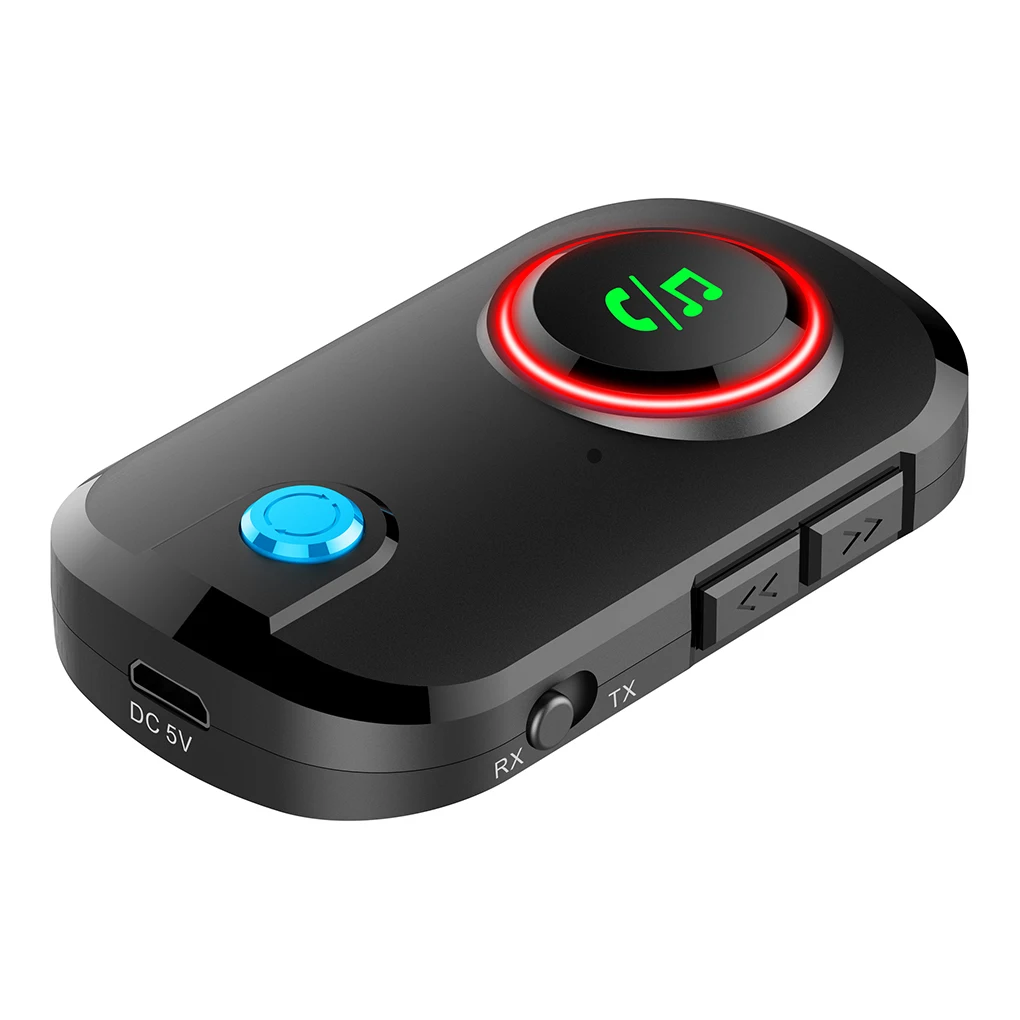 

Беспроводной передатчик приемник портативный компьютер ноутбук Кнопка управление громкой связи звонки аудио адаптер музыкальное потоковое устройство