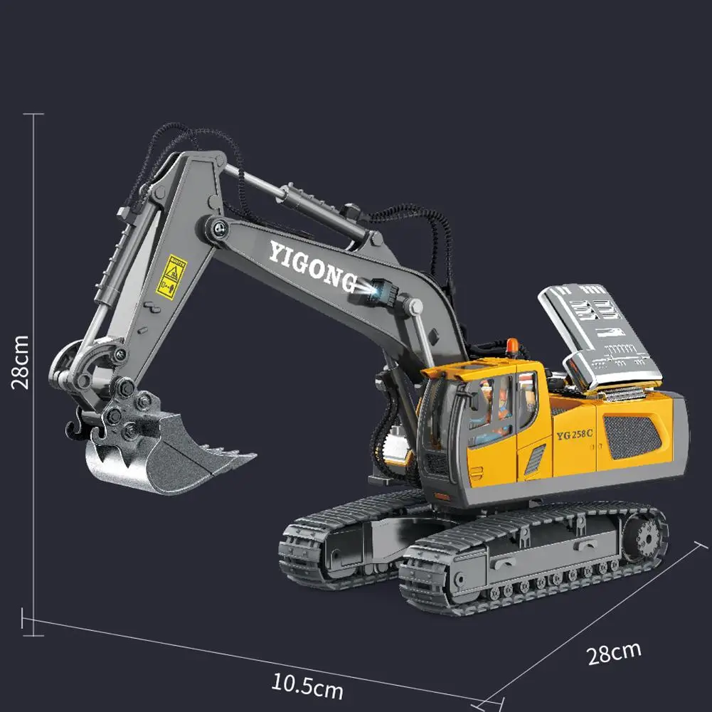 RC Cars RC Trucks RC Construction Toy Remote Control Engineering Car Excavator Bulldozer Dump Truck For Children Birthday Gifts