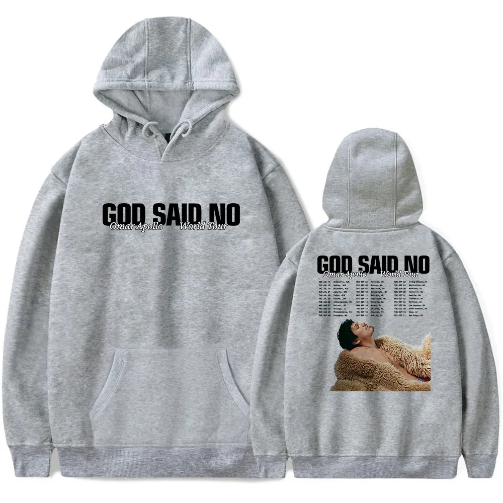 thumbnail image 1 of Sudadera con capucha de Omar Apollo God Said No Tour para hombre y mujer, unisex, de manga larga, para cosplay, ropa de calle, 1 of 5