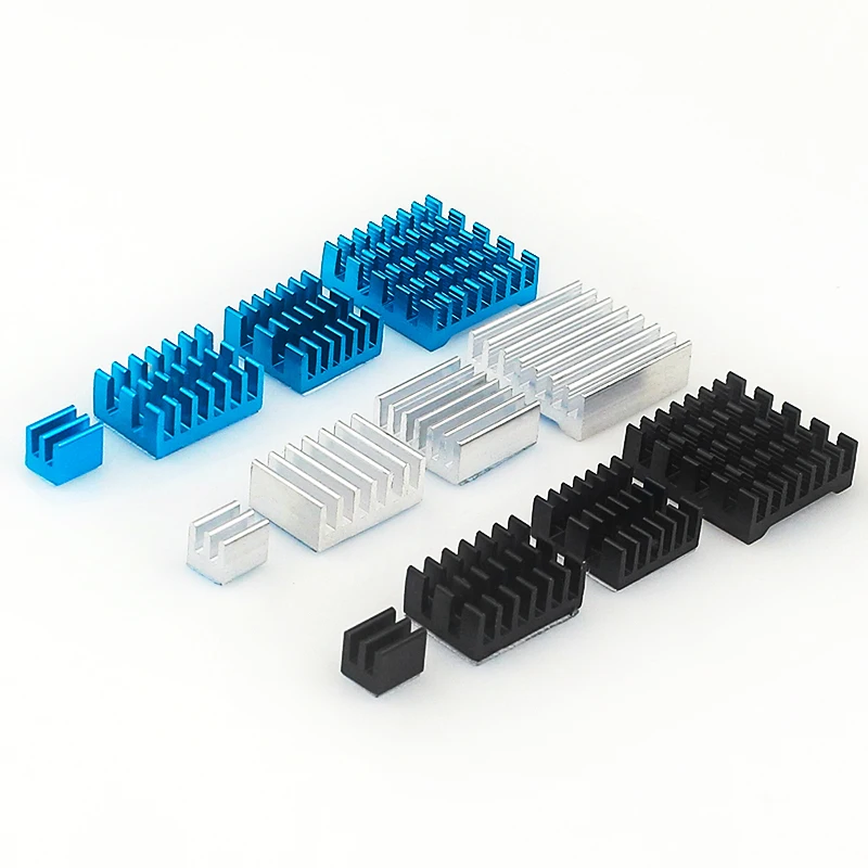Per Raspberry Pi 4 Dissipatore di calore 3 pezzi Raspberry Pi 4B Dissipatore di calore in alluminio K di raffreddamento del radiatore Disposivo di raffreddamento per Raspberry Pi 4 Modello B  1420