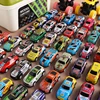 New 50-10PCS Mini Alloy Car Model Set with Storage Box Diecast Cars Toys for Boys Sliding Inertia Vehicle Children Toy Kit Gifts 2