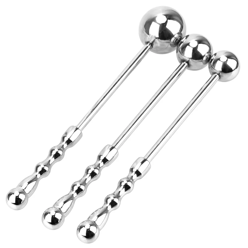 Stainless Steel Anal Plug And Prostate Massager Meatal Dilator_voghion.com