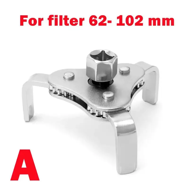 Universal Flat Three Claw Oil Filter Wrench Automobile Grid Disassembly Tool New Car Maintenance Equipment