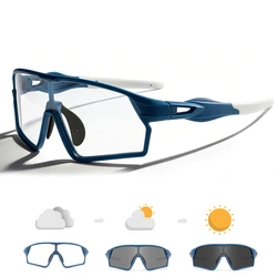 Photochromic Outdoor Sports Sunglasses (Blue)