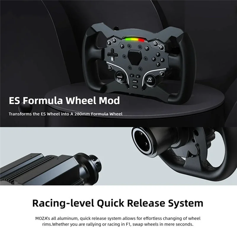 A60M-Racing ES 포뮬러 휠 모드 280Mm 항공 등급 알루미늄 바디 특별히 설계 및 적응