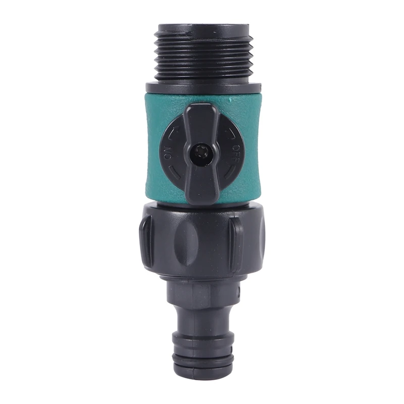 

Plastic Valve With 3/4 Inch Male Thread Quick Connector Car Wash Garden Irrigation Pipe Fittings Prolong Hose Switch 1 Pc