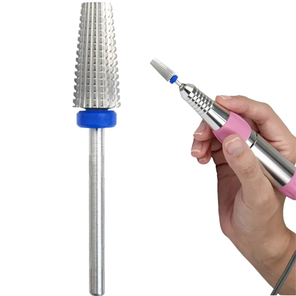 1개/3개 전문가용 텅스텐 스틸 다이아몬드 네일 드릴 비트 큐티클 제거 비트, 전기 네일 드릴 호환