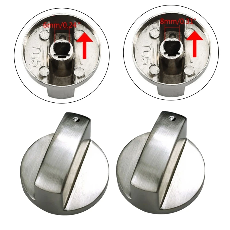4Pcs Gas Stove Control Knob Cooktop Knob Rotary Switches Comfortable to Hold