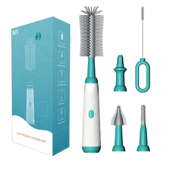Portable Silicone Bottle Brush Set 1