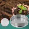 6/7mm Garden Plants Soil Sieve Stainless Steel Mesh Soil Sieve Strainer For Fruit Vegetable Plant Planting Gardening Tools 1