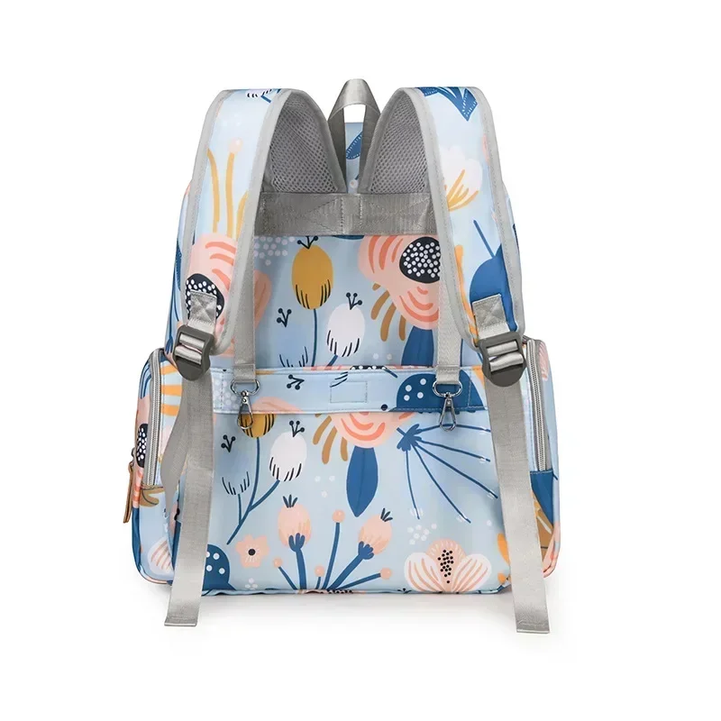 Mommy Bag Nylon Printed Fashion Multifunctional Mother and Baby Bags Walking Baby Travel Large Capacity Mom Bag Diaper Bags Bebe