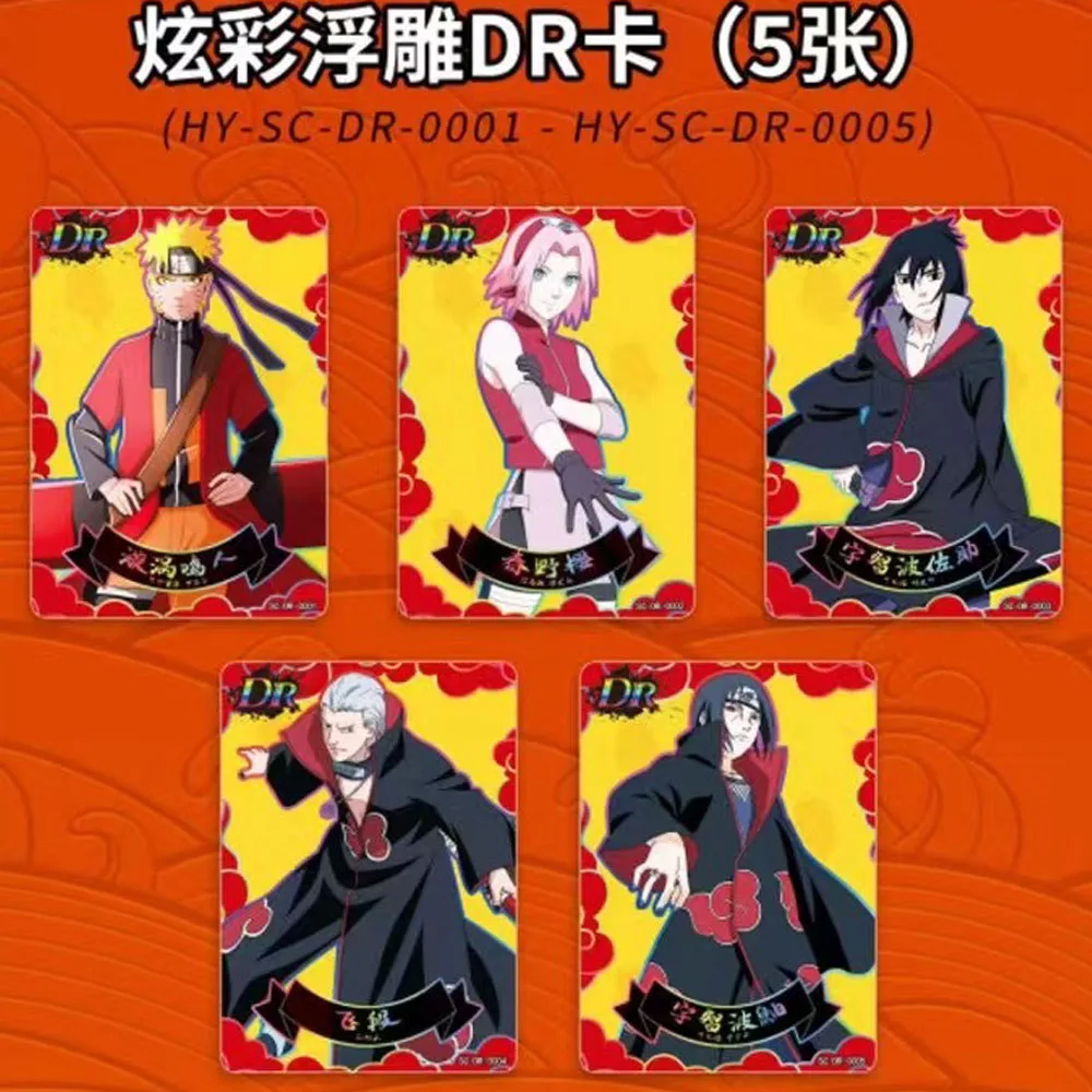 Special offer NARUTO Card HY-SC-0120 Booster Box Uzumaki Uchiha Sasuke Tcg Carte Haruno Sakura Hatake Kakashi Game Children Gift