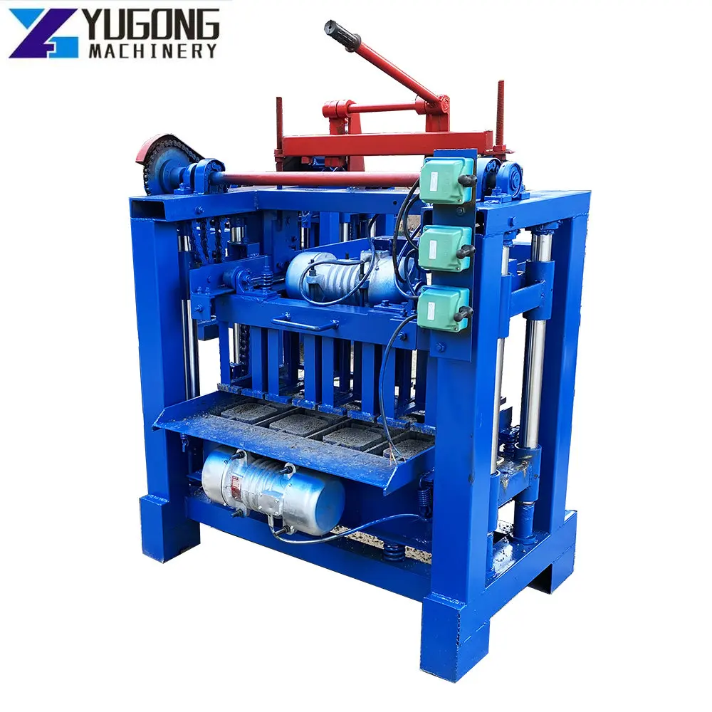 

Cement Hollow Concrete Block Molding Machine Brick Making Automatic Brick Machine Interlocking Concre Block Maker Machine