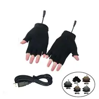 USB Heated Gloves, Rechargeable Electric Battery Heated Gloves for Climbing Hiking, Winter  Thermal Heated Gloves 1