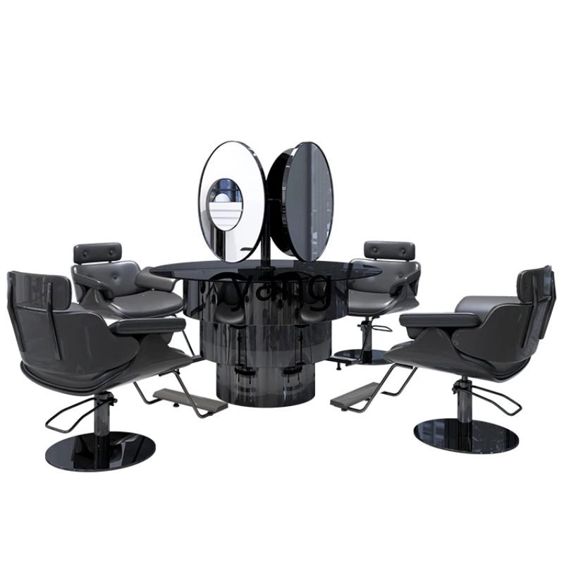 

CX Barber Shop Mirror for Hair Salon Hot Dyeing Hanging Mirror Beauty Floor Hair Cutting Salon Makeup Mirror Table