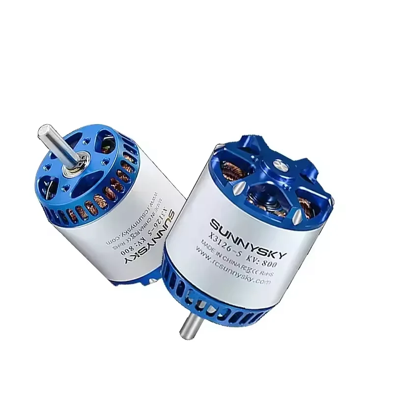 SunnySky X Series X3126 550KV/760/800KV Brushless Motors 3-6S No-load current 1.1A 1.6A 1.9A for RC Drones Fixed Wing Helicopter thumbnail 3