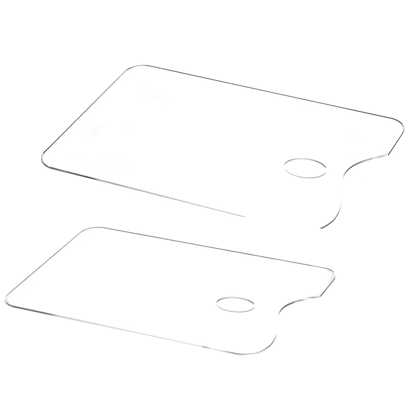 1Pc Transparent Clear Acrylic Artist Paint Mixing Palette Makes Cleanup Watercolor Palette Pigment Tray For Painting paint tray color palette watercolor palette
