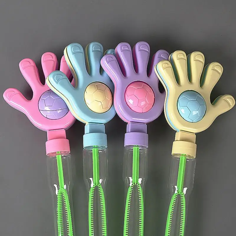 버블 송풍기 장난감 10x 핸드 헬드 버블 완드 구색 파티는 소년과 소녀를위한 장난감 야외 엔터테인먼트 활동을 선호합니다