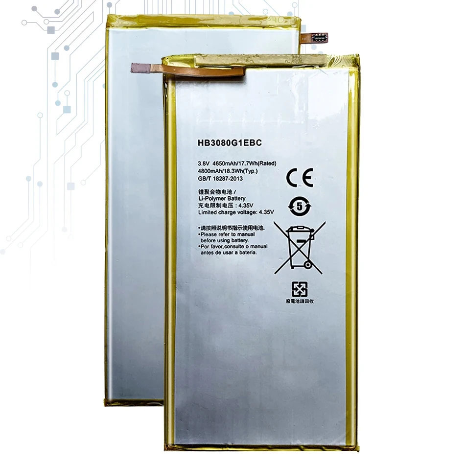4800mAh Battery HB3080G1EBW For Huawei MediaPad T3 10 9.6 LTE AGS-L09 AGS-W09 AGS-L03 Tablet Batteria + Tools
