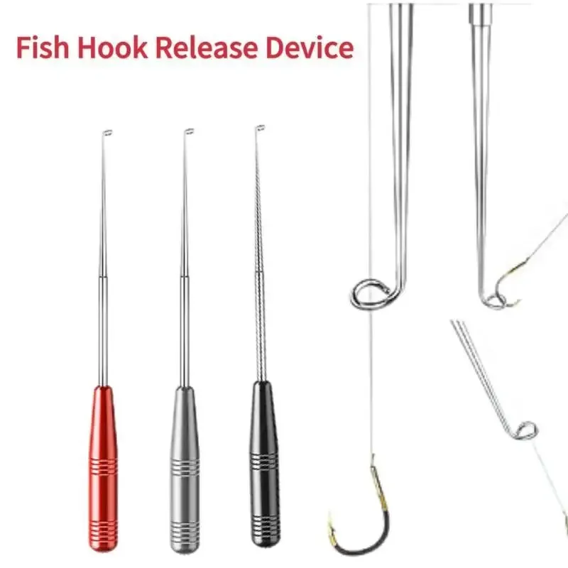 Stainless Steel Fishing Hook Remover Tool for Safe Hook Extraction