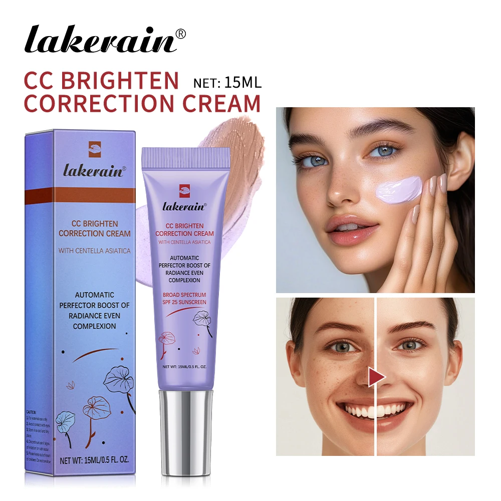 Waterproof Anti-Sweat Moisturizing CC Cream with Long-Lasting Skin Protection