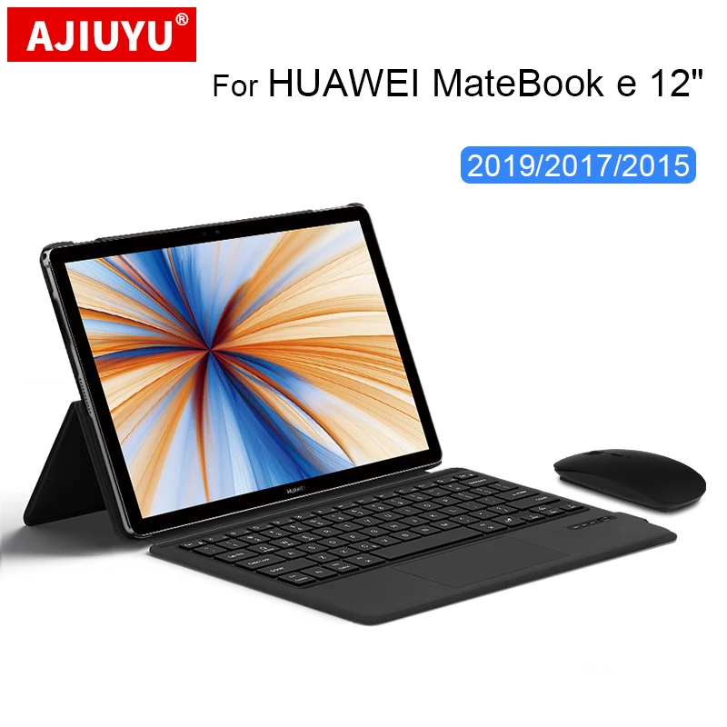 Capa para Huawei Matebook e 12 2023 2023 2023 Matebook e Tablet Bluetooth Teclado Touch Pad Capa Protetora Cases Tpu Escudo