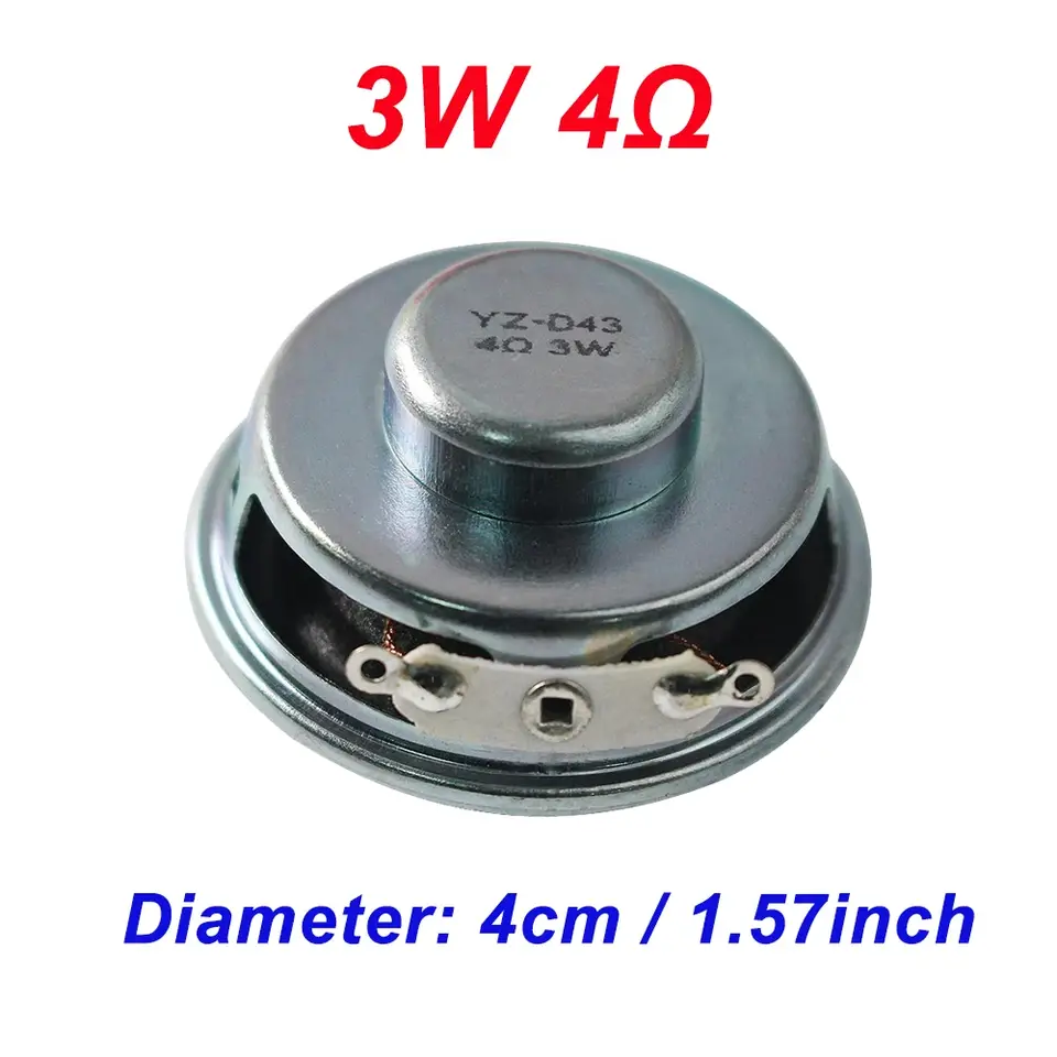 1-10pcs 40mm Speaker 4R 3W Mini Amplifier/Bluetooth Speaker -Watt 4 Ohm 40mm Small Speakers for DIY Electronics image 10