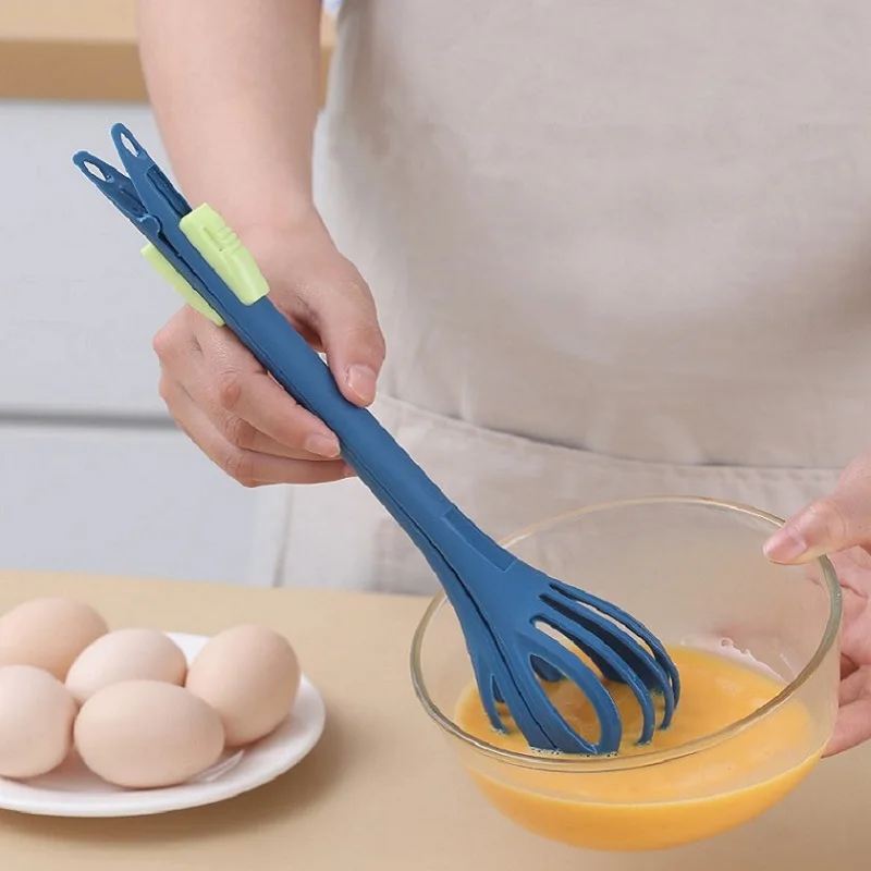 

Multifunctional Egg Beater Egg Milk Whisk Pasta Tongs Food Clips Mixer Manual Stirrer Kitchen Cream Bake Tool Kitchen Accessory