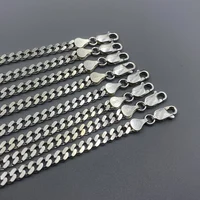 Sinya 925 argent Sterling chaîne cubaine Bracelet offre spéciale plus grande Promotion pur réel argent bijoux fins homme femmes Bracelets 3