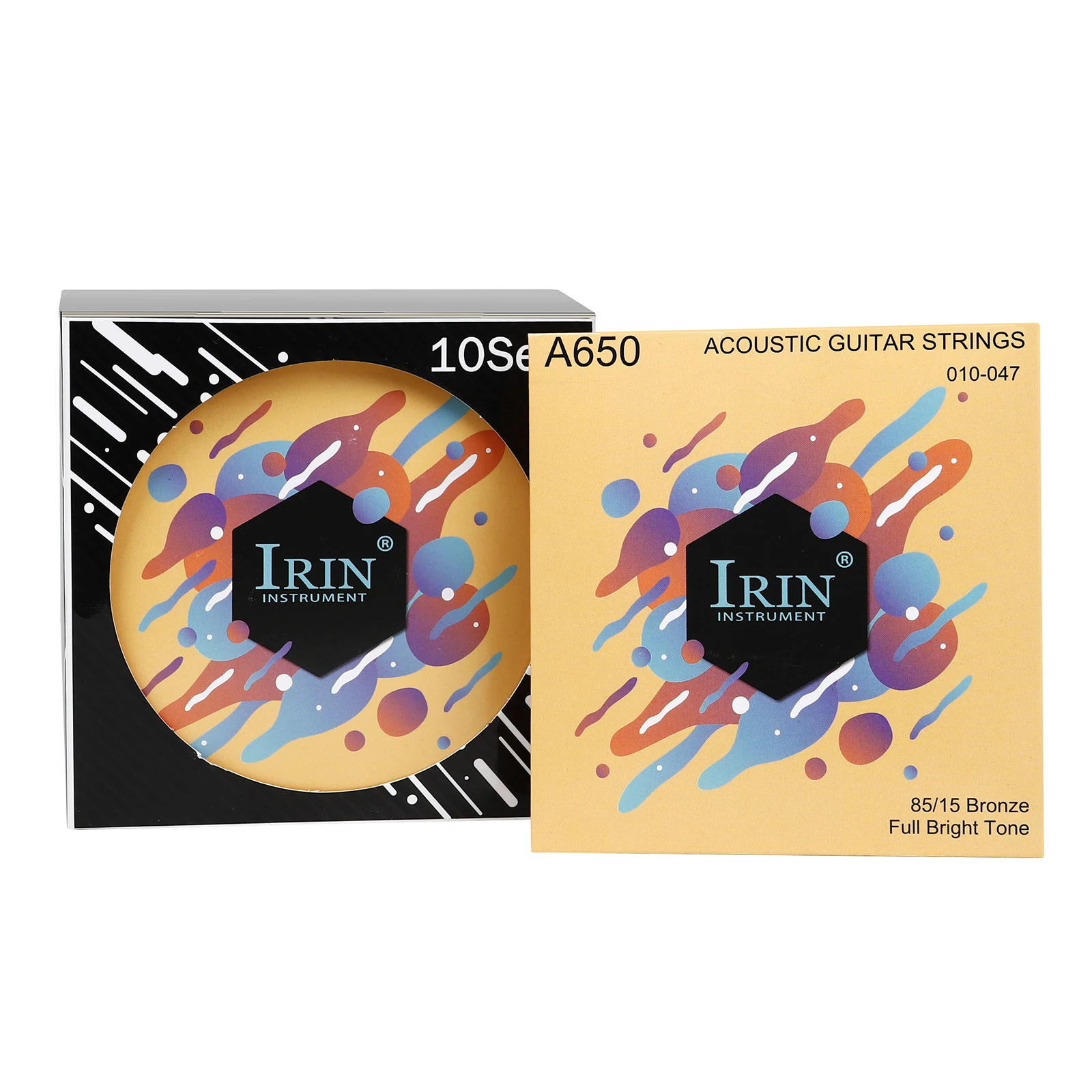 

IRIN A650 Guitar Strings 6pcs/set Phosphor Bronze Strings for Folk Acoustic Guitar Strings Instrument Guitar Parts Accessories