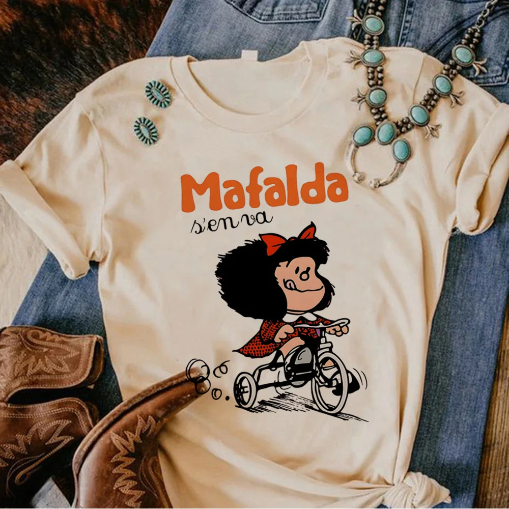 

Mafalda Футболки Женские аниме Графические футболки Женская графическая одежда