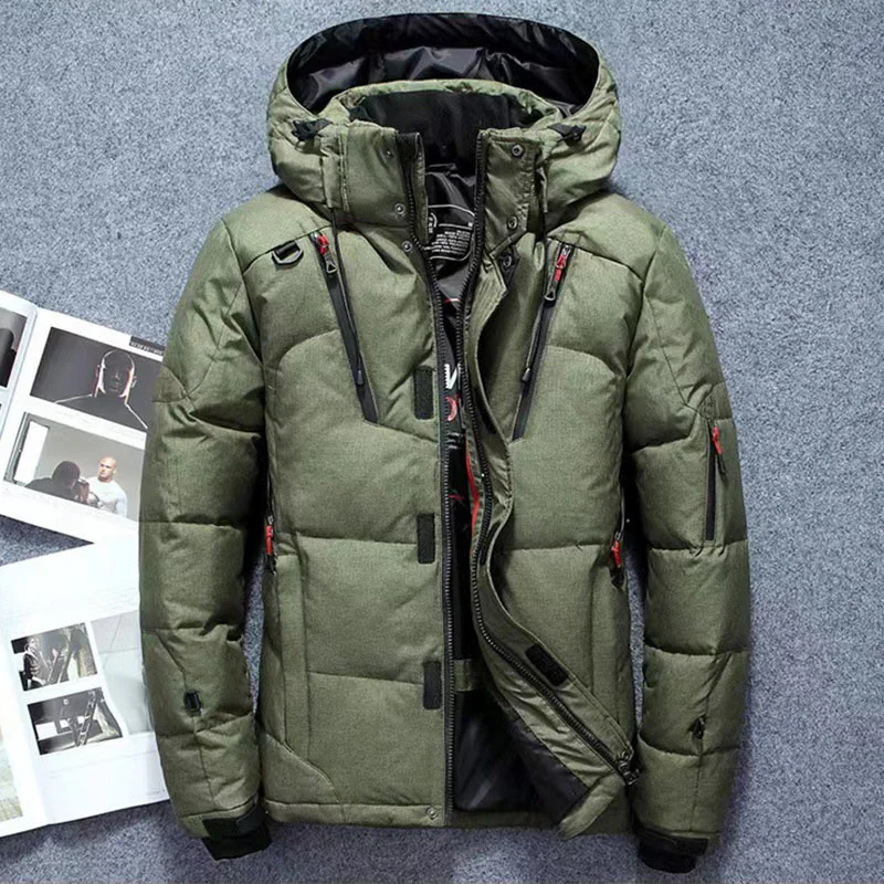 Motorcycle Jacket New in Coats and Jackets Parkas Camping Winter Men's Work Wear Fashion Clothing Coat Overcoat Man Clothes &