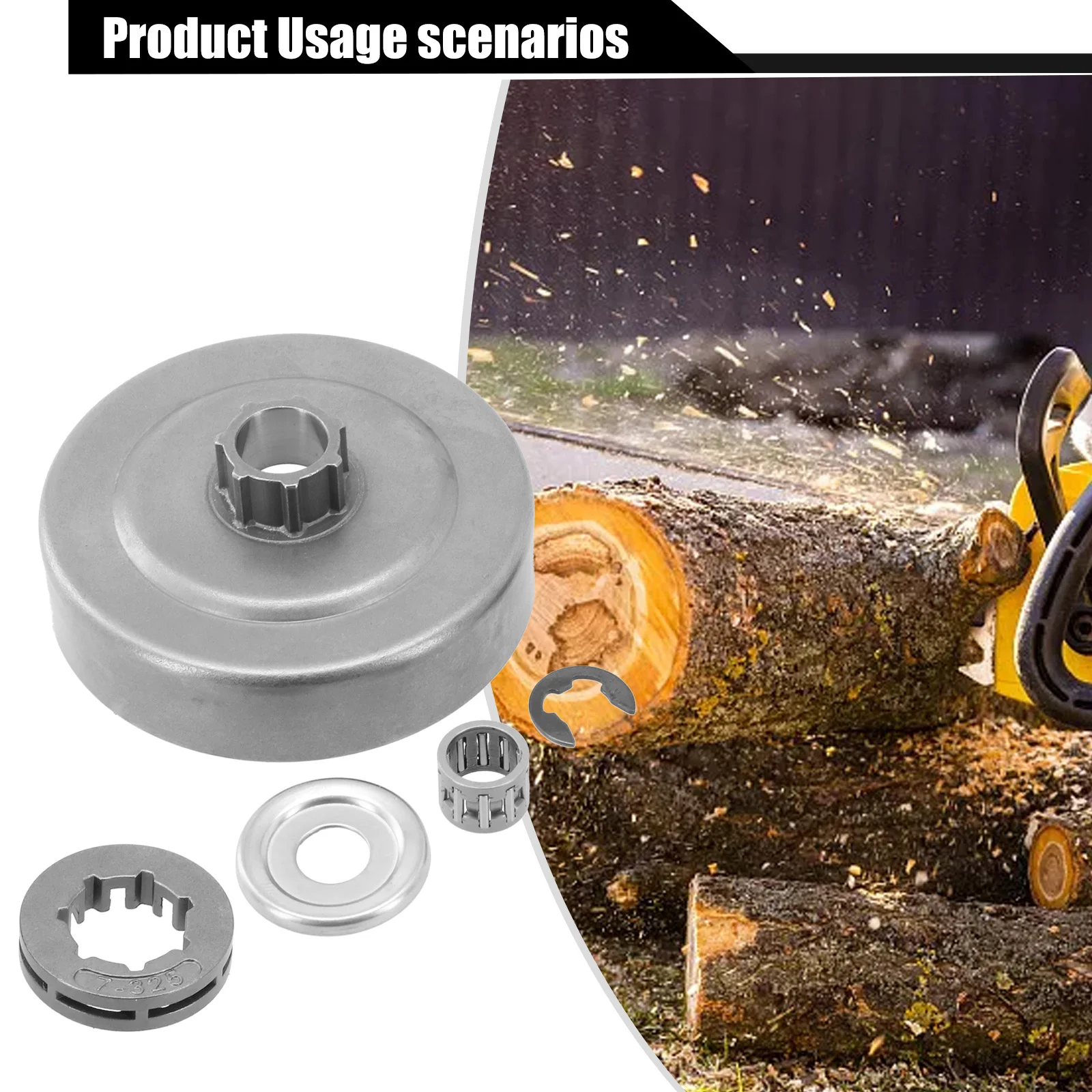 325 Clutch Drum Sprocket Rim For Stihl 024,MS240,026,MS260,MS260 PRO,MS261,MS270,MS280,MS271,MS281,MS291 Chainsaw Garden Tools