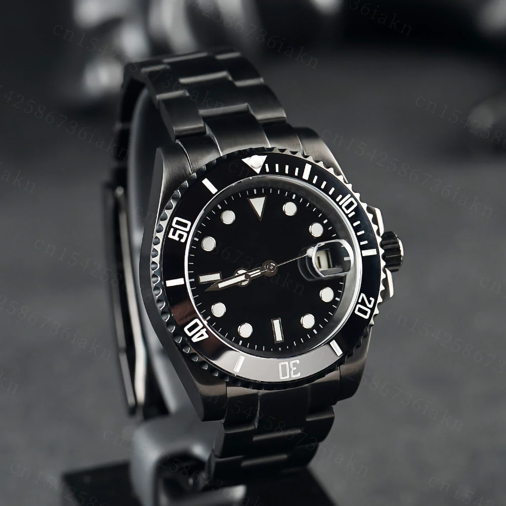 2022 Fashion New 40mm Men's Leisure Sports Sapphire Mirror Stainless Steel Material Waterproof Automatic Mechanical Watch