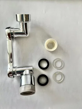 มัลติฟังก์ชั่น 1080 °   หมุนก๊อกน้ํา Sprayer หัว 22/24 มม.อะแดปเตอร์ก๊อกน้ํา Extender Aerator Splash Bubbler หัวฉีดครัว TAP เครื่องมือ 8