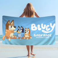 Cartoon B-Blueys Big Microfiber Beach Towels Quick Dry Towel Sand Beach Towels Pool Towel for Travel Swim Pool Yoga 1