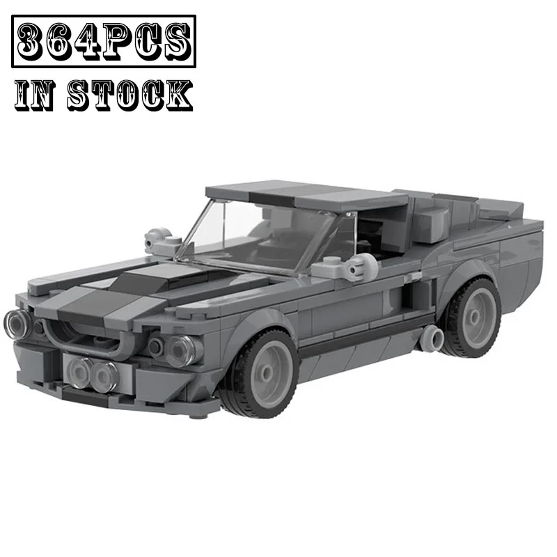 

Новинка 1967, классический элеанод GT500, высокотехнологичный Набор строительных блоков для гоночных автомобилей, модель из искусственных камней, подарки на день рождения