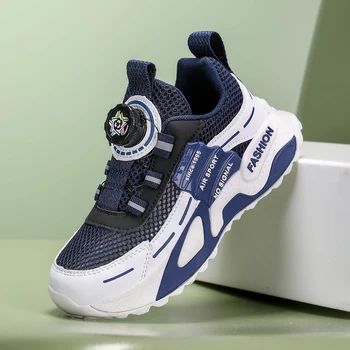 Scarpe da ragazzo originali Stile Sneaker per bambini Suola robusta Mesh traspirante Scuola Scarpe casual per bambini Sneaker sportiva da tennis per ragazzo 1