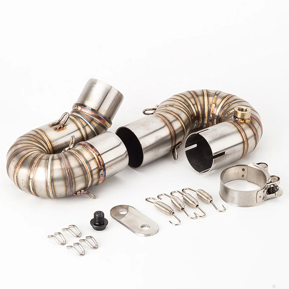 MotorcycleExhaustMufflerMiddleLinkPipeForHondaCBR1000RRexhaust