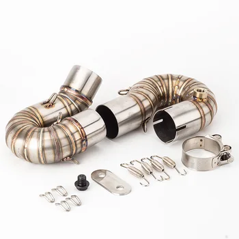 Motorcycle Exhaust Muffler Middle Link Pipe For Honda CBR1000RR exhaust CBR 1000RR 2008 2009 2010 2011 2012 to 2016 Slip-on