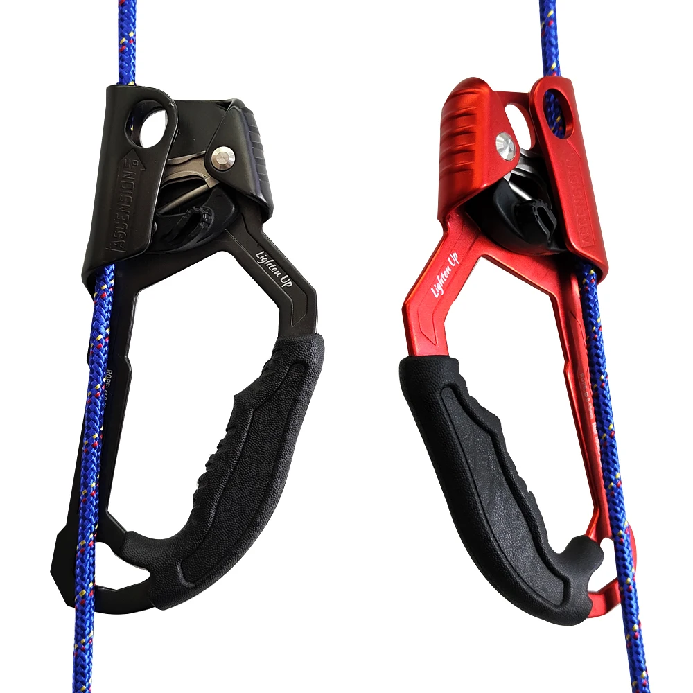 simhoa Safety Chest Ascender 8-13mm Rope Clamp for Caving Rock Climbing Rappel Rescue 