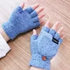 Electric Heated Winter Gloves Mittens Heater Rechargeable USB Reusable Winter Warm Heating Laptop For Women Men Sports Skiing 6
