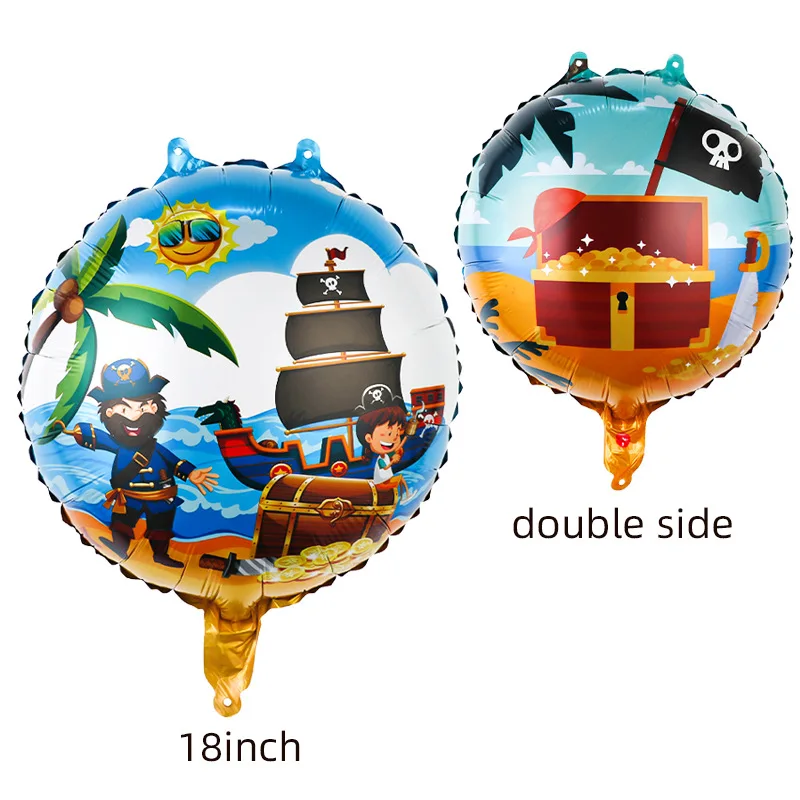 New ONE PIECE Luffy Birthday Party Decoration Foil Balloons Set Lots Package Pirate Globlos Boys Favors Birthday Gifts