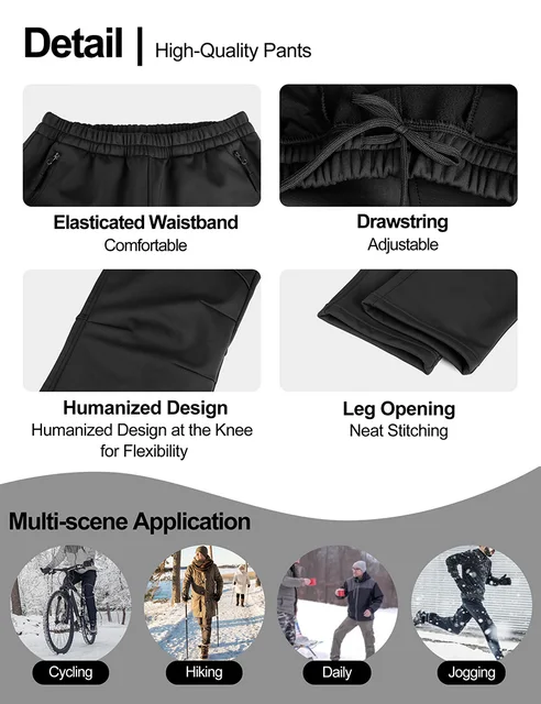 Guanti Da Bici Invernali INBIKE - Termici, Antivento, Touchscreen, Per Uomo E Donna - Foto 5