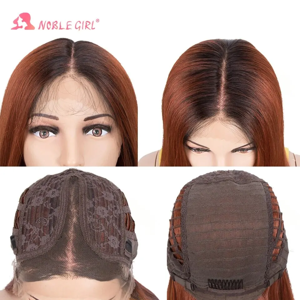 28Inch Long Straight Lace Front Wig for Black Women